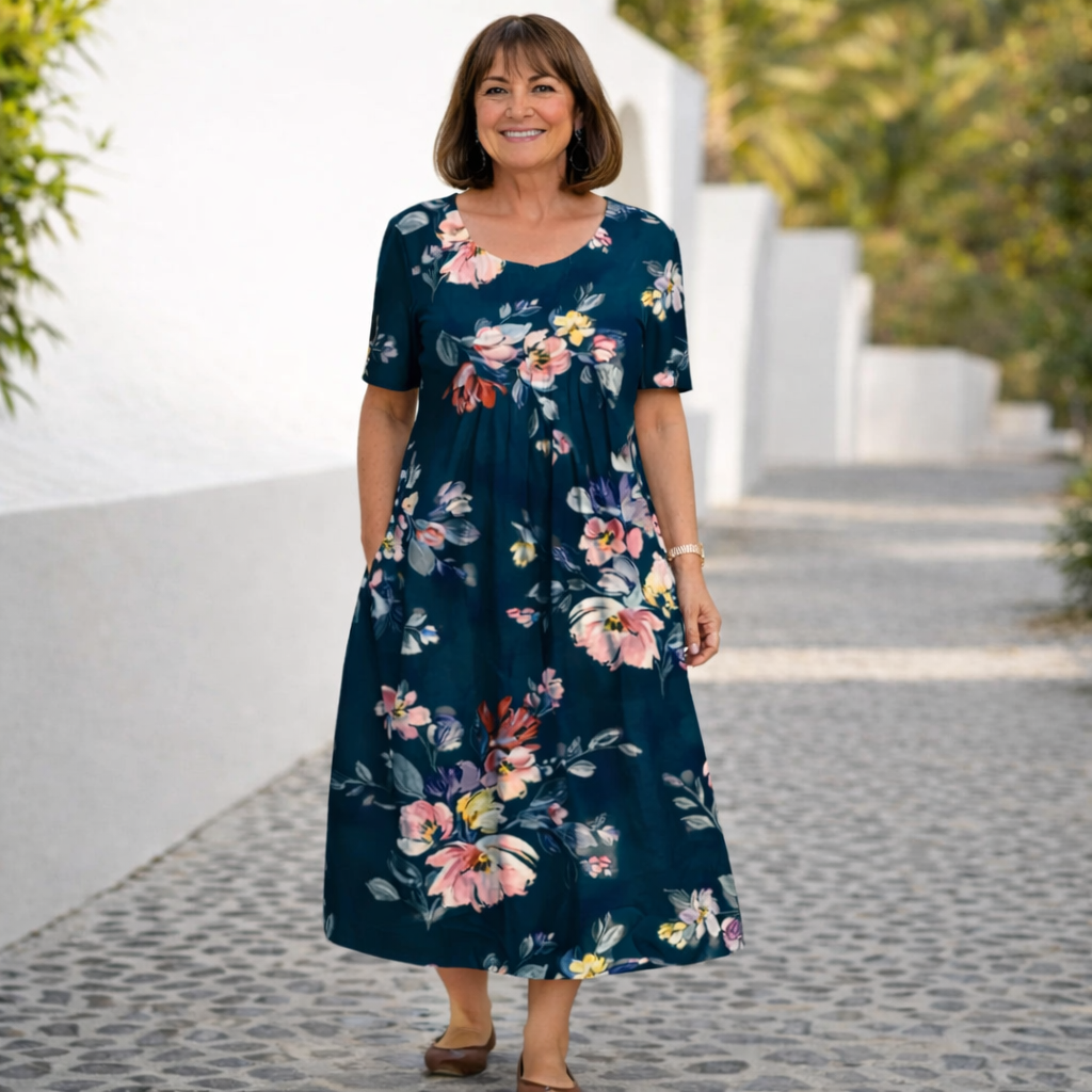 Robina | Abito Midi Floreale