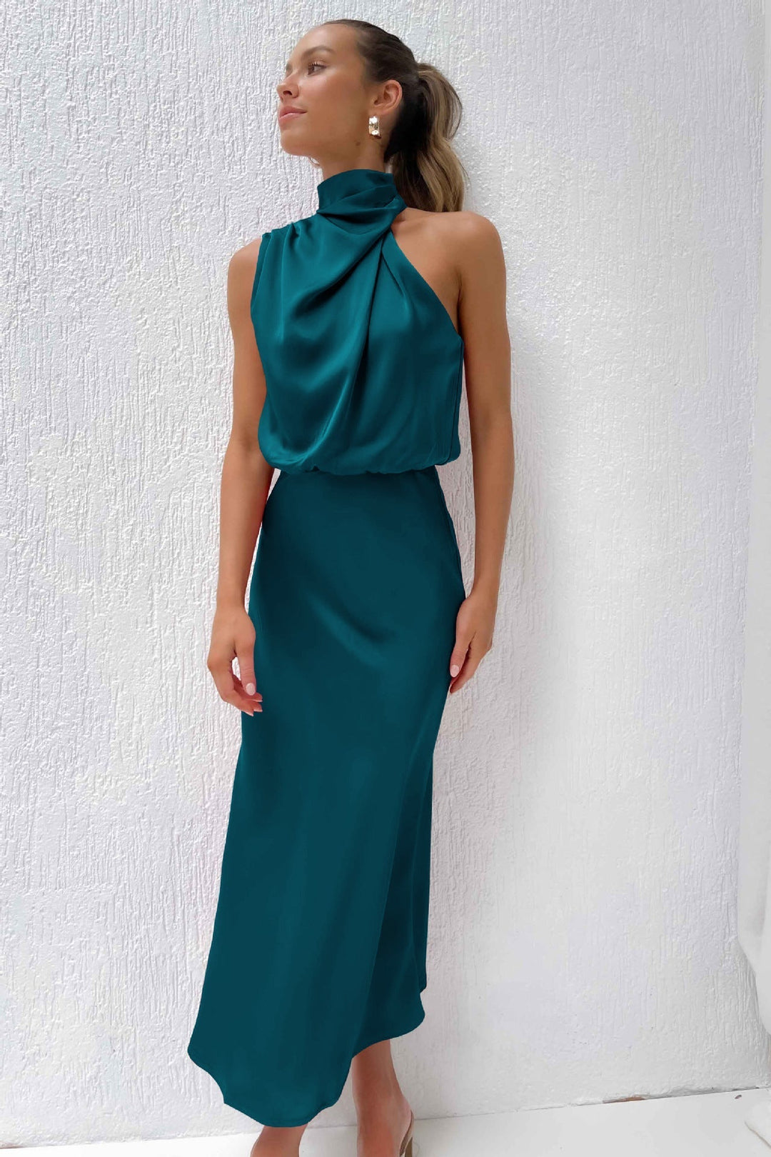 Violeta | Vestito Drappeggiato Sahara