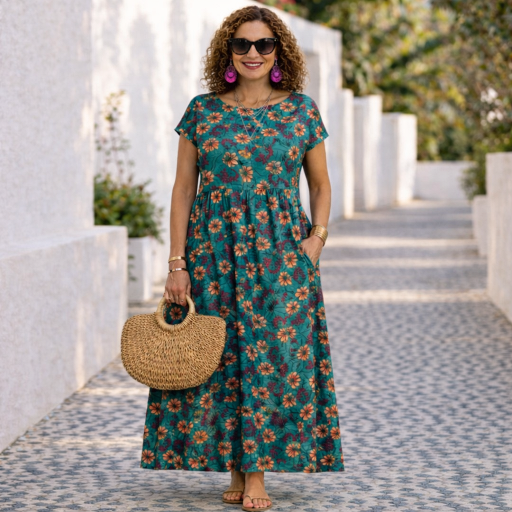 Valencia | Vestito Floreale Chic