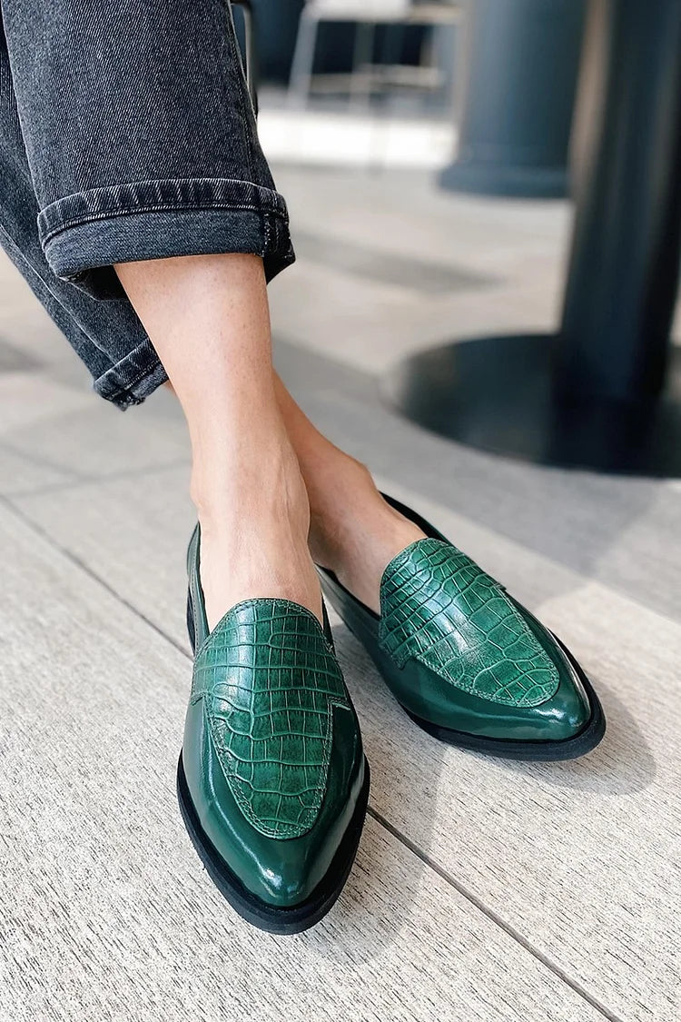 Anita | Mocassini patchwork a punta