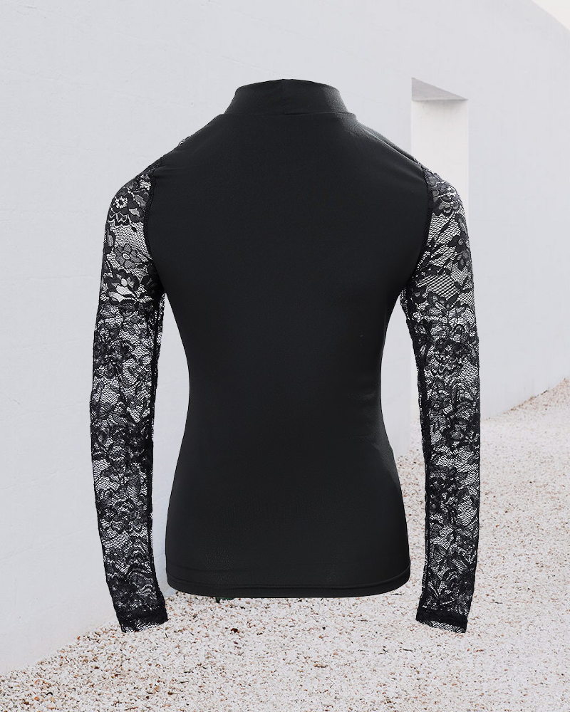 Top a maniche lunghe