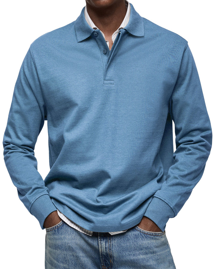 Lenoir™ - Chemise Poloshirt Casual à Manches Longues