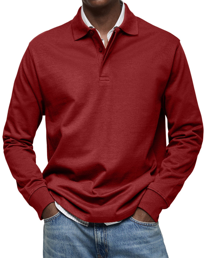 Lenoir™ - Chemise Poloshirt Casual à Manches Longues