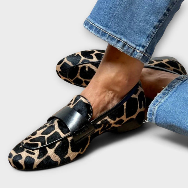 Léonie™ | Mocassino Leopardo