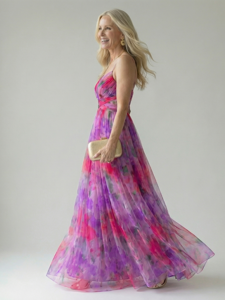 Isel | Abito Maxi Wrap Morbido