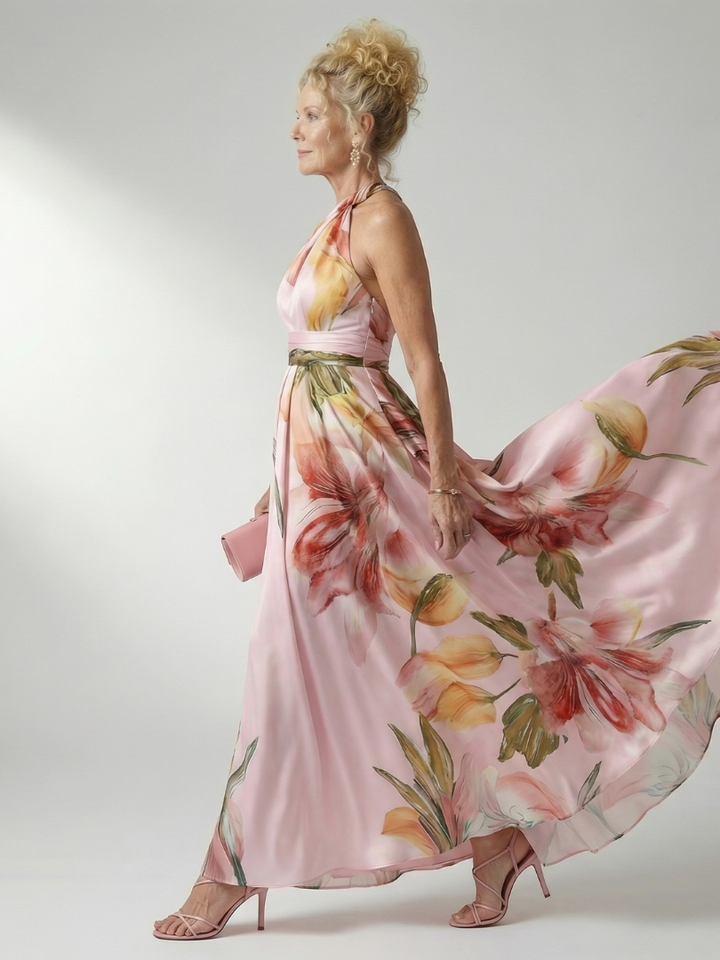 Amiel | Maxi Abito Leggero e Floreale