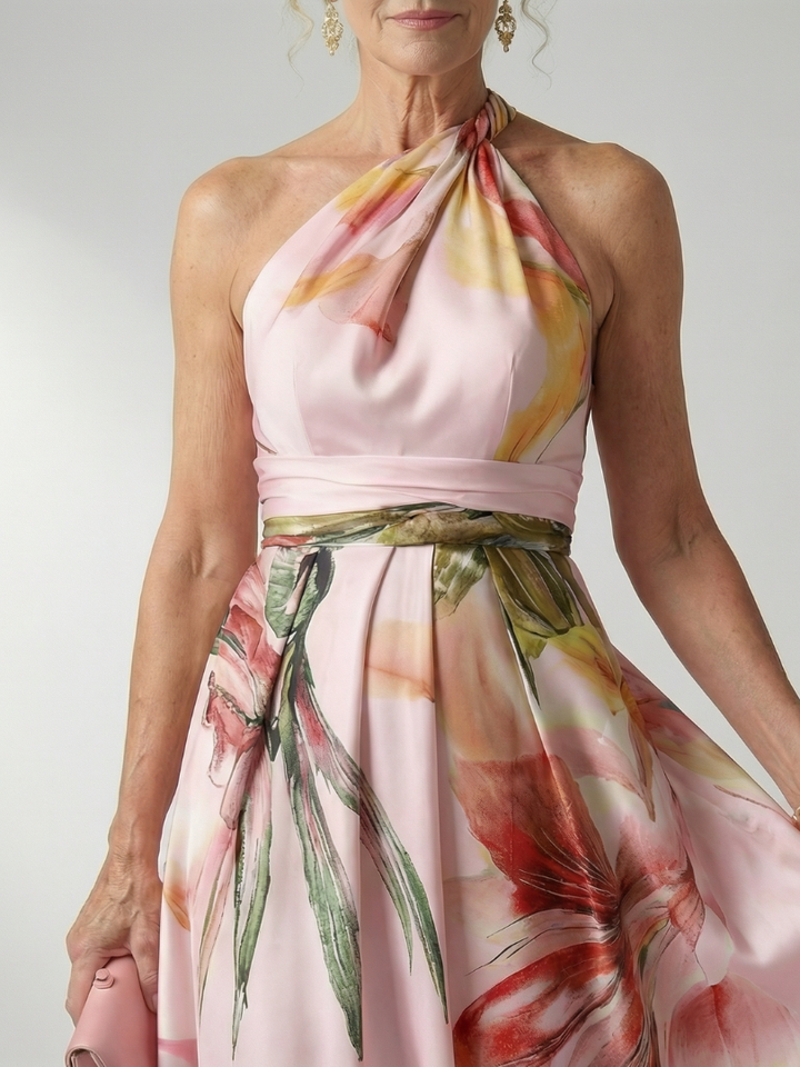 Amiel | Maxi vestito leggero con fiori