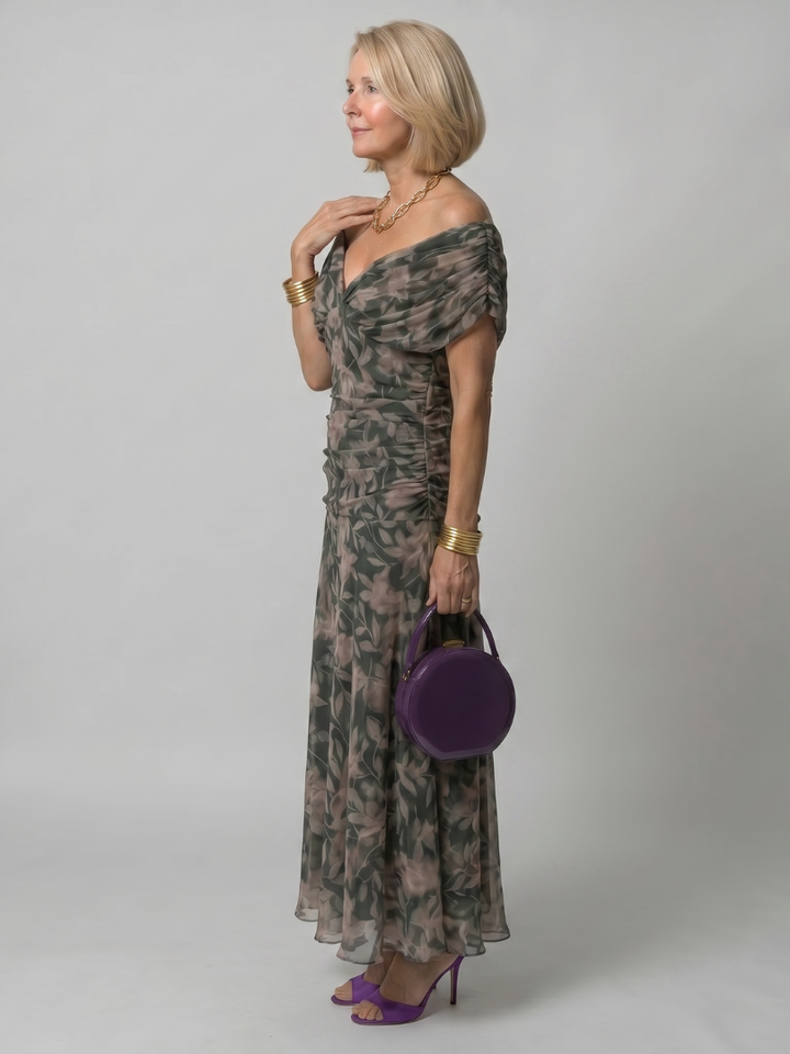 Calen | Vestito Midi Off Shoulder