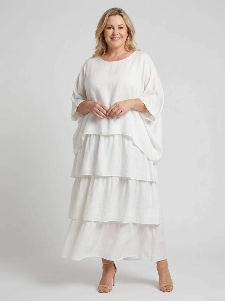 Abito Maxi Fluido Elegante Luna