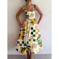 Liorabelle | Vestito Midi Citrus Palm