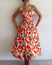Virella | Vestito Midi Carousel Vintage