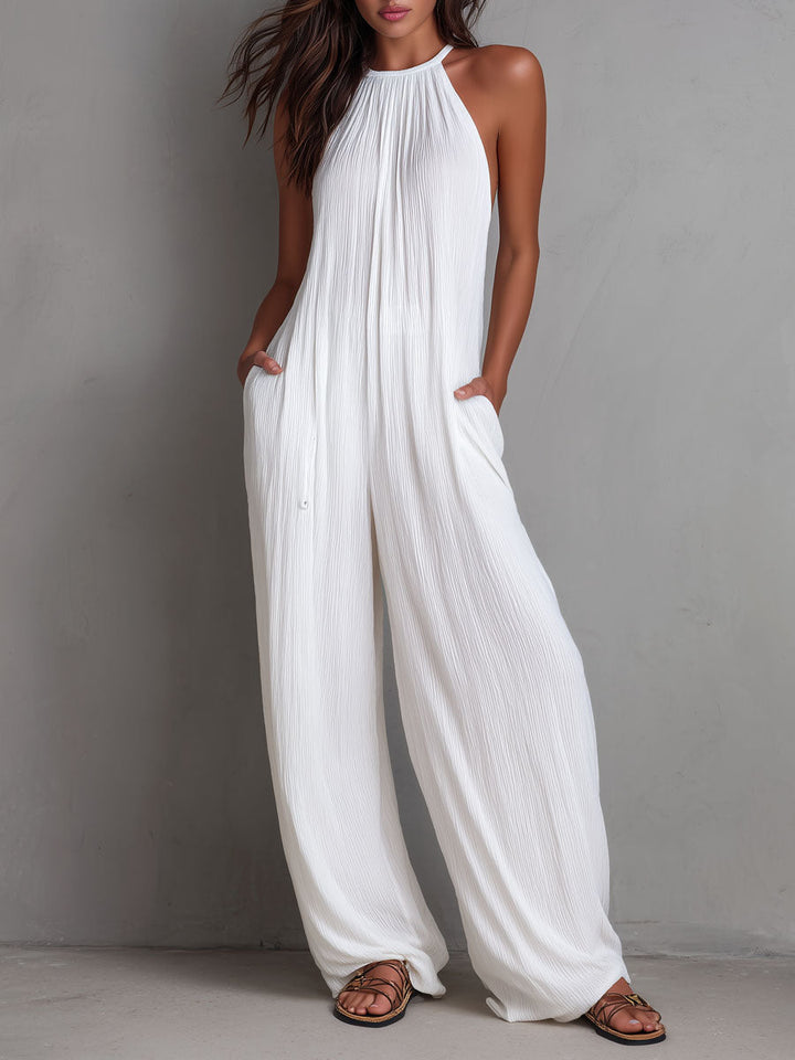 Elena | Tuta con collo halter