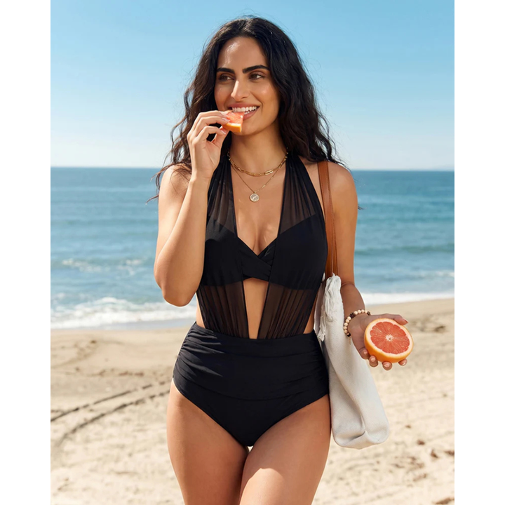 Sabine | Bikini a Controllo Pancia 2-in-1 con Vita Alta