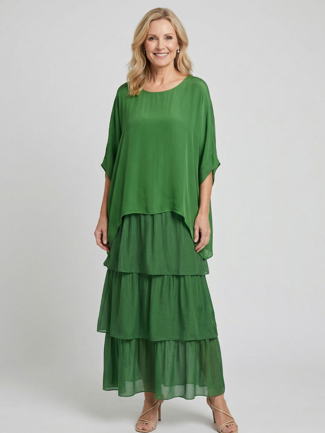 Abito Maxi Fluido Elegante Luna