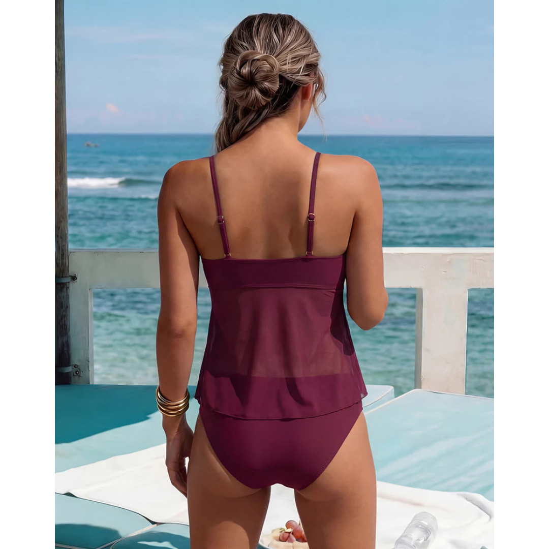 Roos | Tankini in Mesh Fluttuante