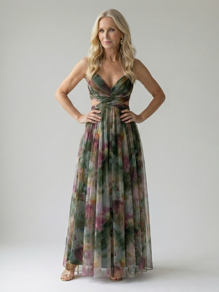 Isel | Abito Maxi Wrap Morbido