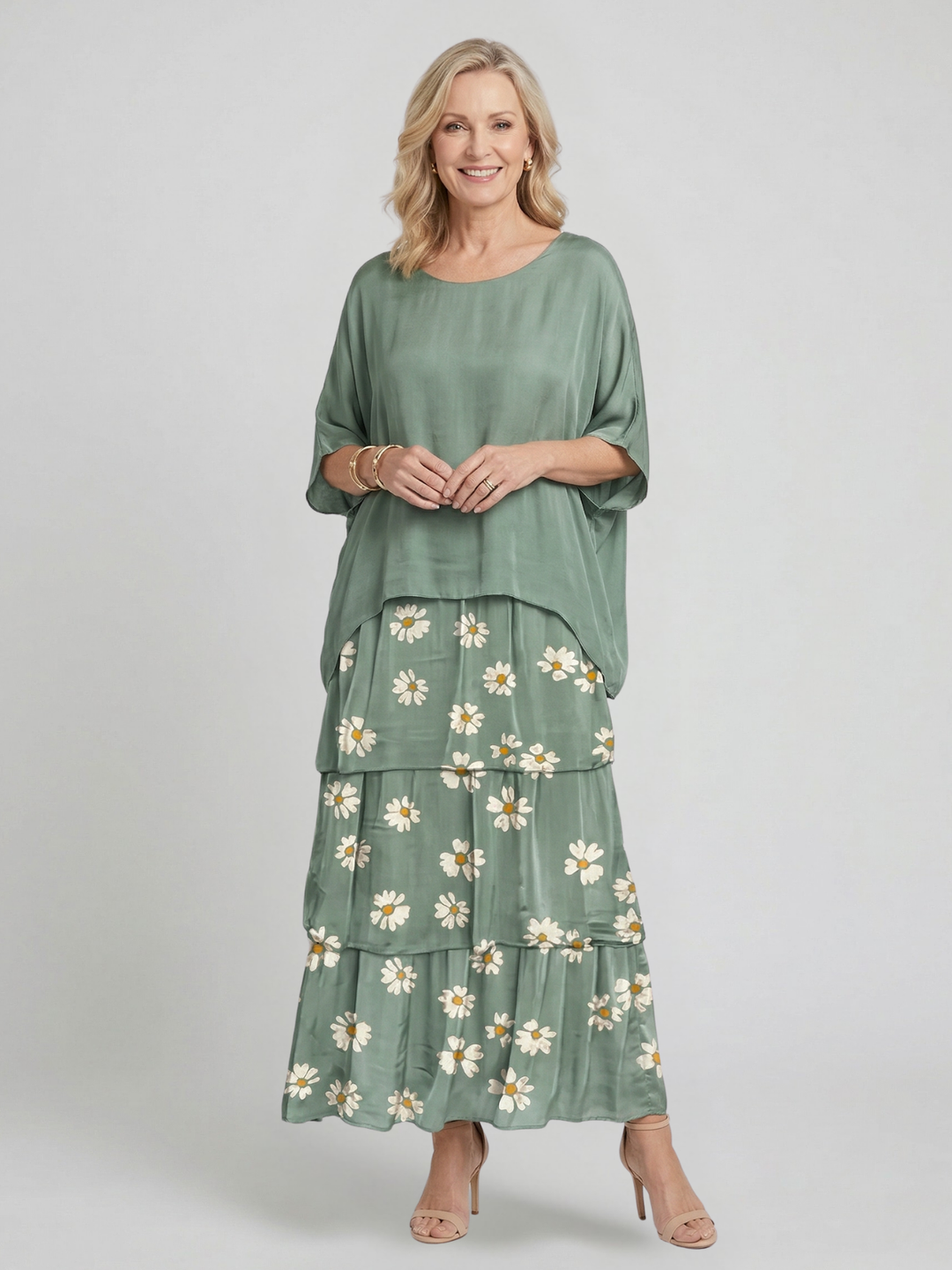 Abito Maxi Fluido Elegante Luna