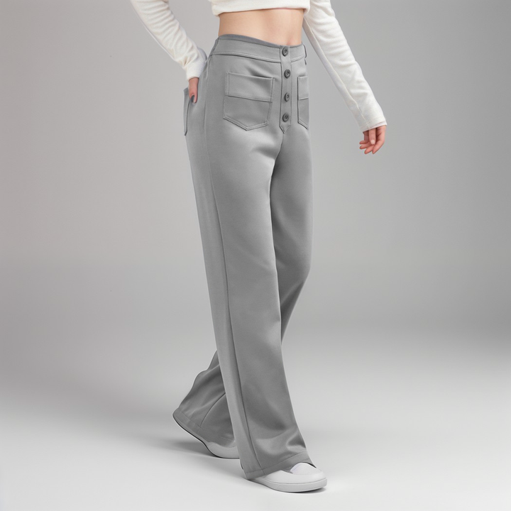 NOMI™ | Pantalone elasticizzato a vita alta | 1+1 GRATIS