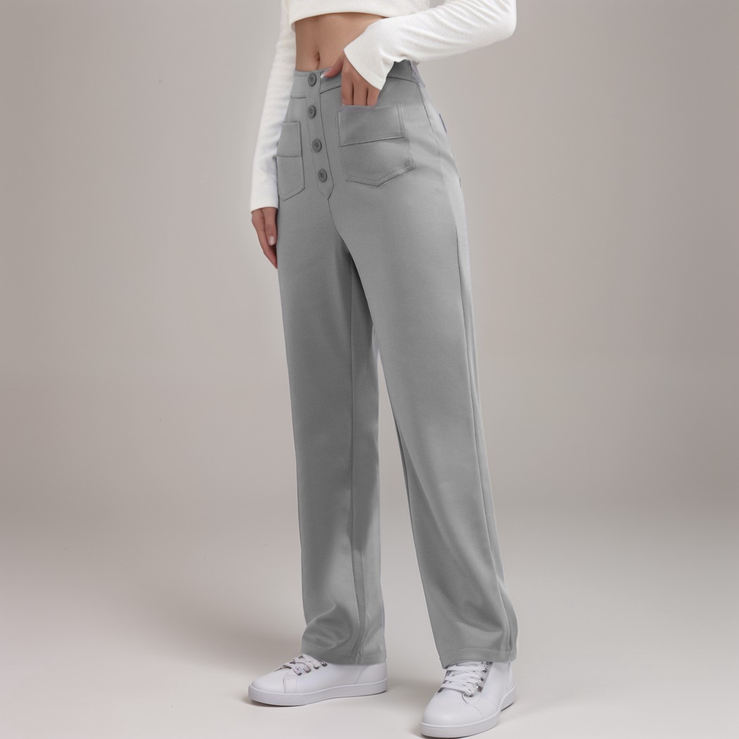 NOMI™ | Pantalone elasticizzato a vita alta | 1+1 GRATIS