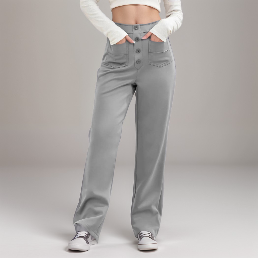 NOMI™ | Pantalone elasticizzato a vita alta | 1+1 GRATIS