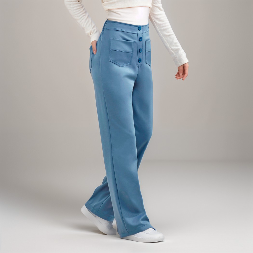 NOMI™ | Pantalone elasticizzato a vita alta | 1+1 GRATIS