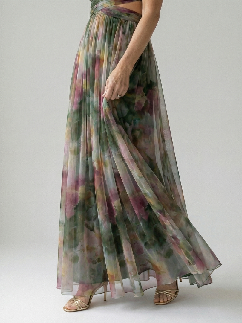 Isel | Abito Maxi Wrap Morbido