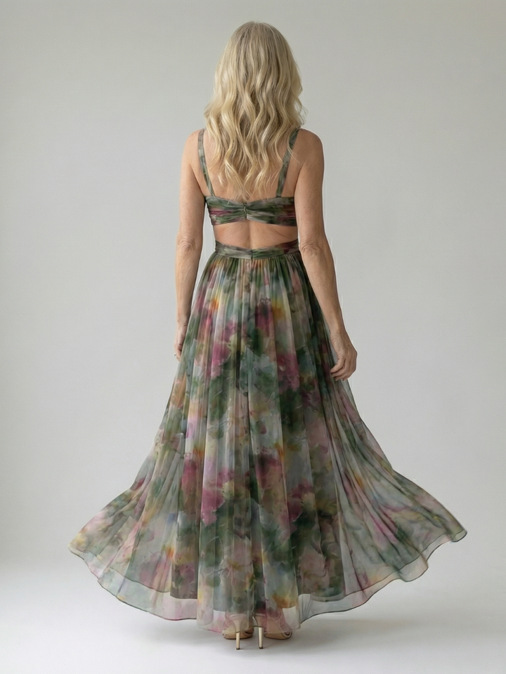 Isel | Abito Maxi Wrap Morbido