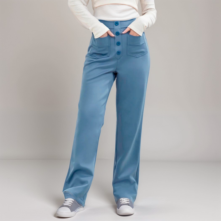 NOMI™ | Pantalone elasticizzato a vita alta | 1+1 GRATIS