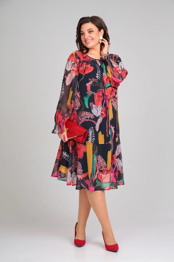 Florine – Vestito floreale elegante