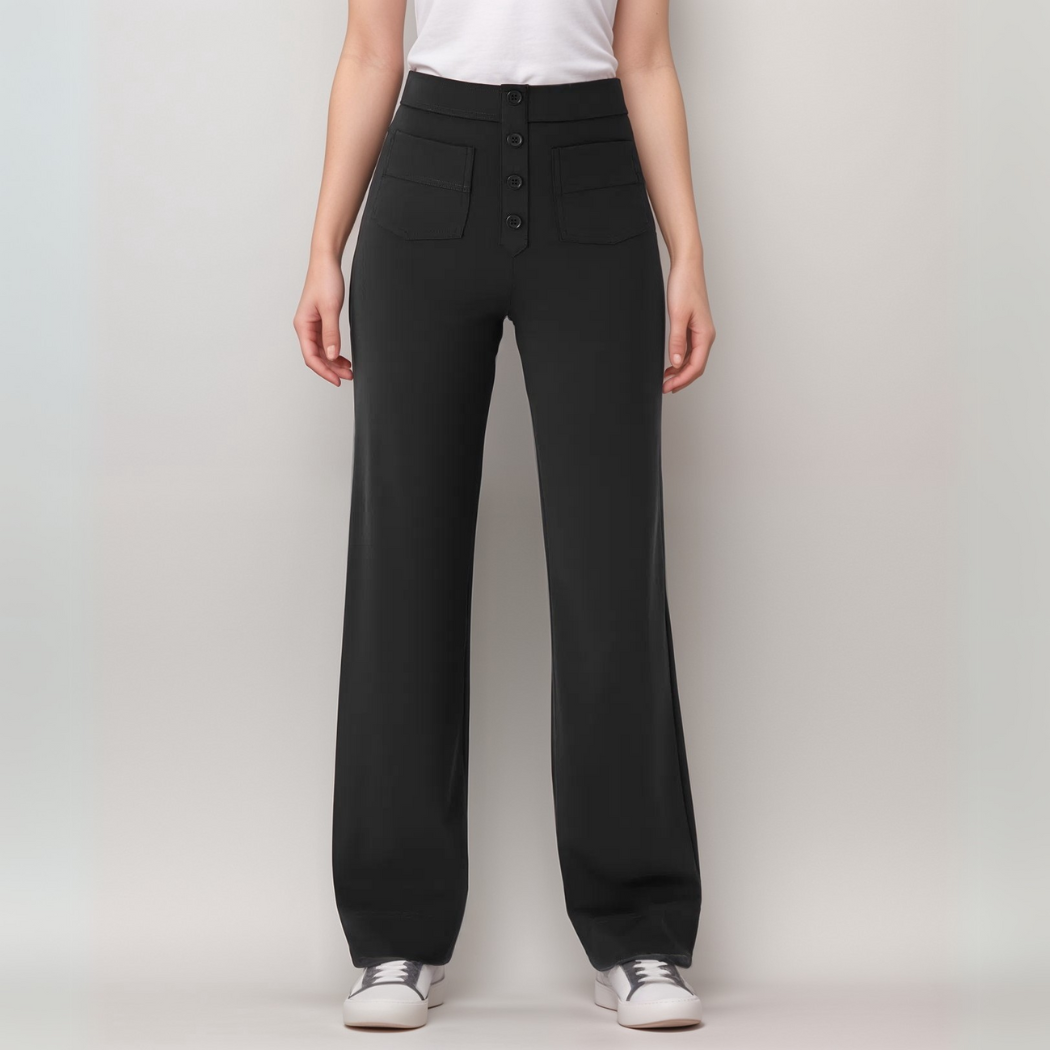 NOMI™ | Pantalone elasticizzato a vita alta | 1+1 GRATIS