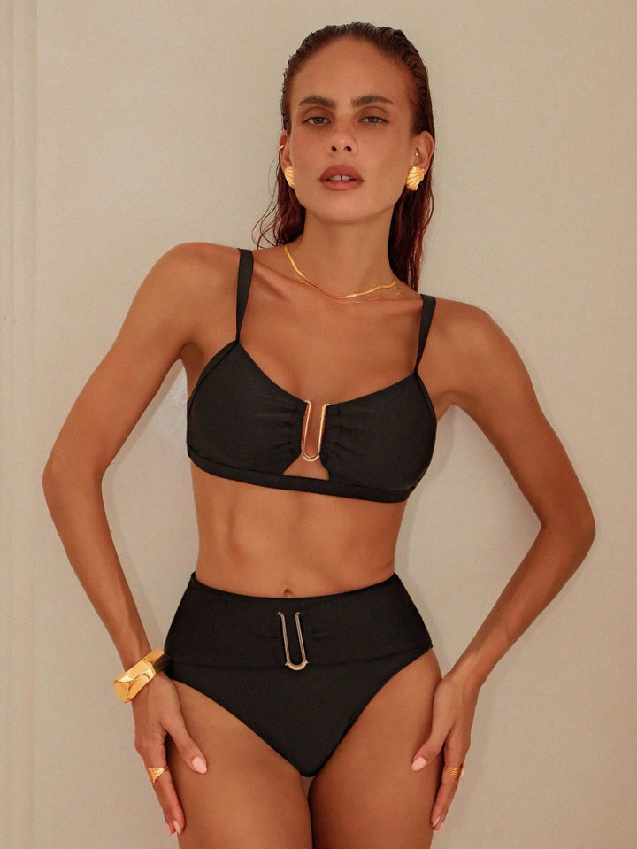 Anne | Bikini con Dettaglio U Dorato
