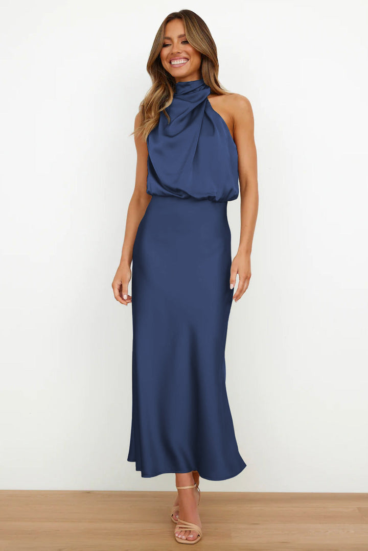 Violeta | Vestito Drappeggiato Sahara