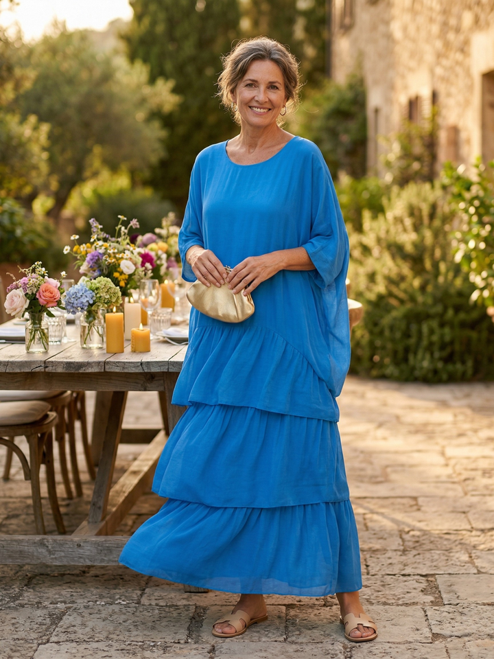 Abito Maxi Fluido Elegante Luna