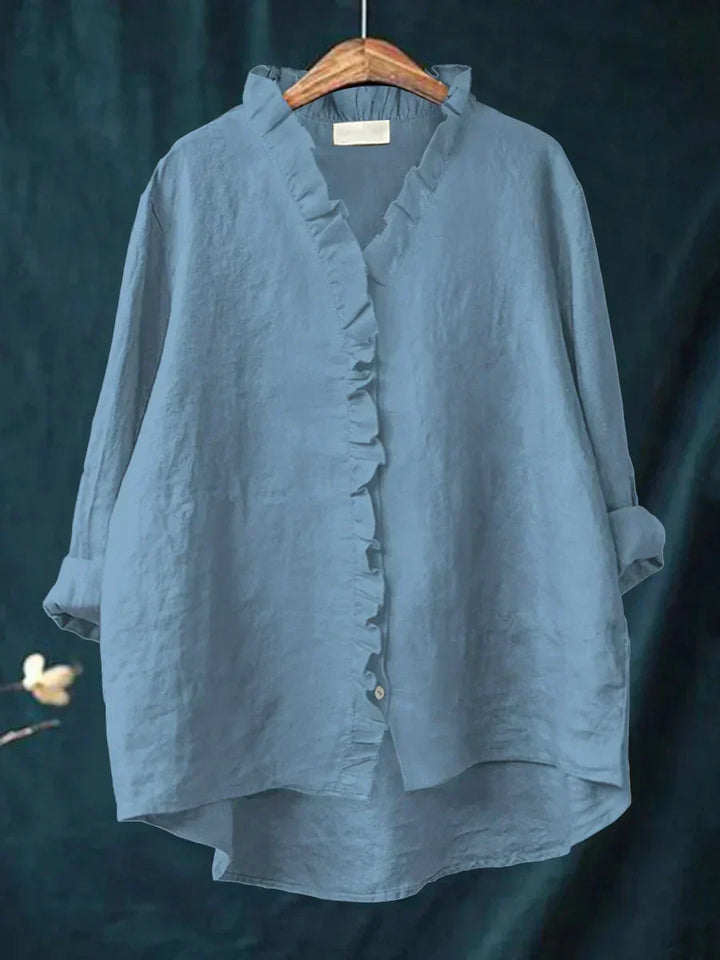 Lily - Blusa Leggera con Volant