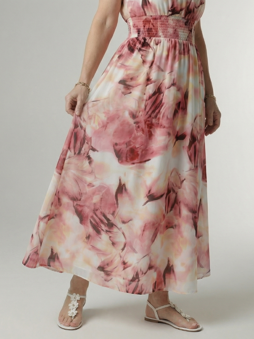 Sylin | Abito Midi con Halter Incrociato