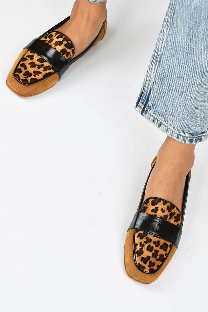 Belle™ | Mocassino Leopardo Marrone