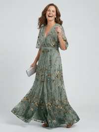 Selora | Vestito Maxi Floreale con Scollo Halter