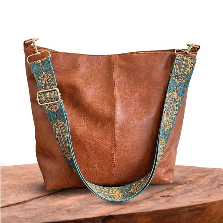 Greta - Borsa a spalla vintage in pelle