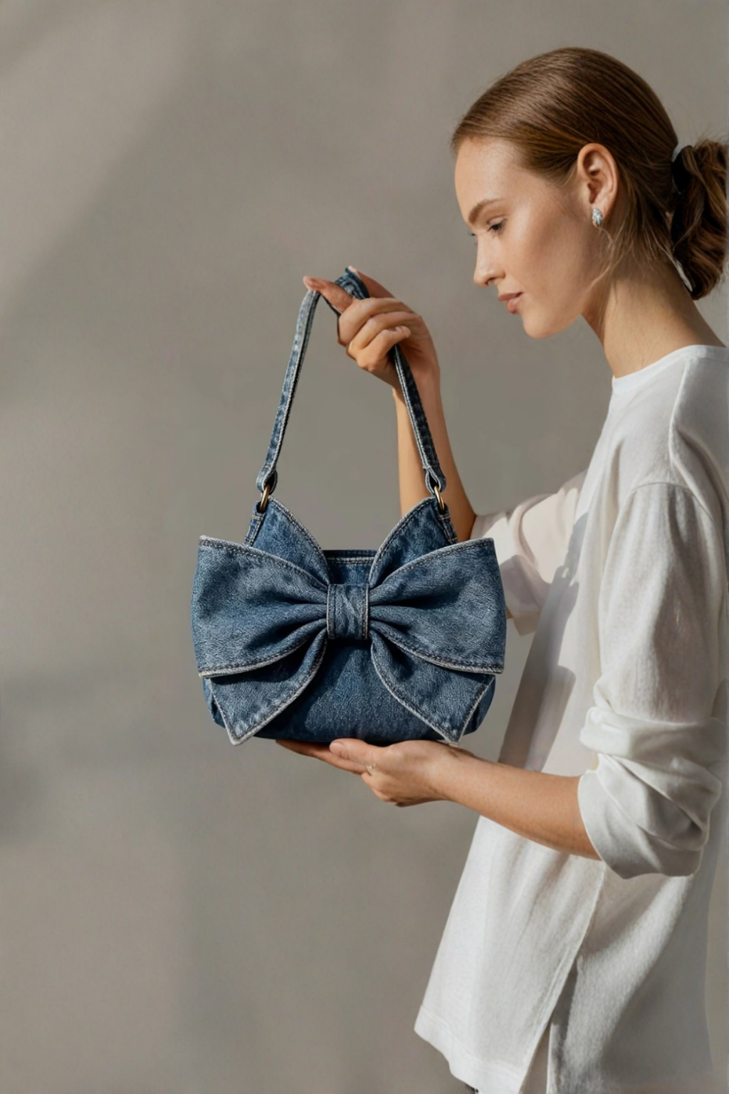 Anika | Borsa Retro con Fiocco