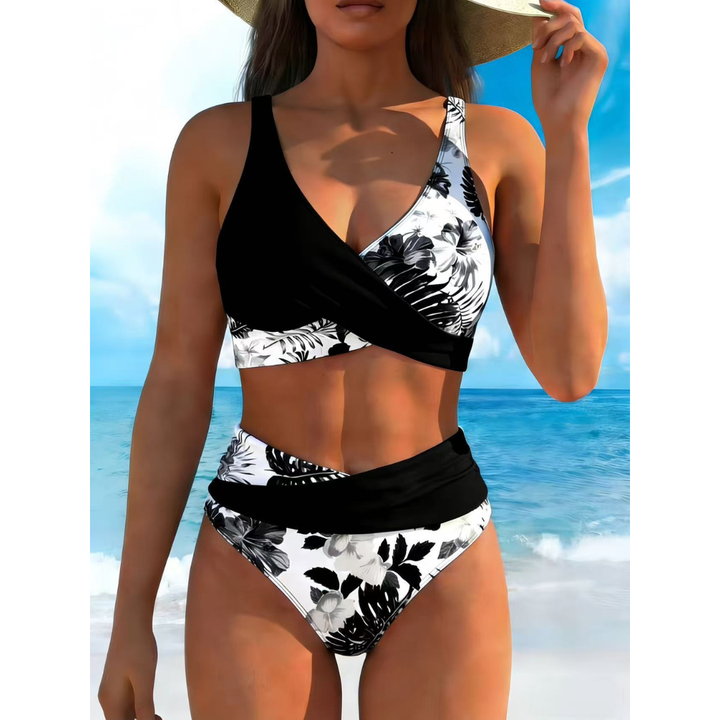 Sisi | Bikini con Fascia Anteriore e Vita Alta