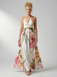 Amiel | Abito Maxi Leggero a Fiori