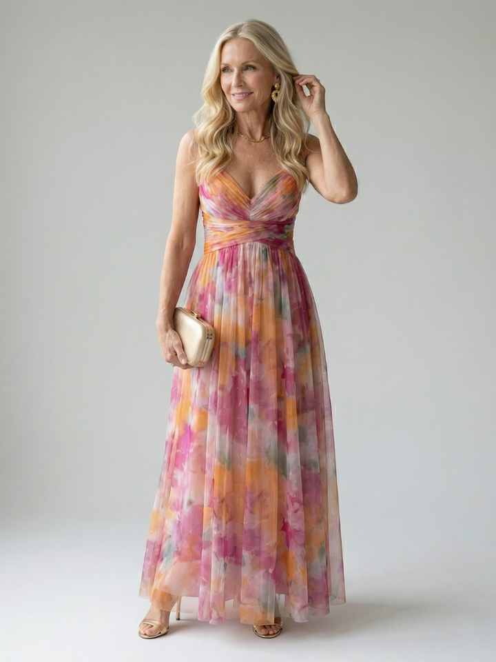 Isel | Abito Maxi Wrap Morbido