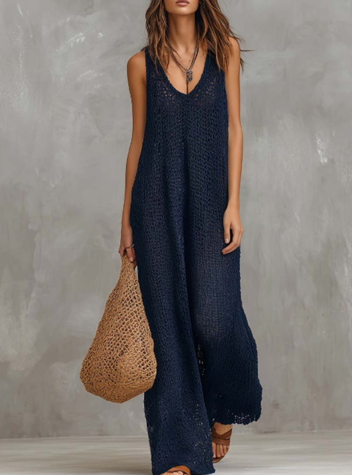 Abito Maxi Patchwork Bohemien