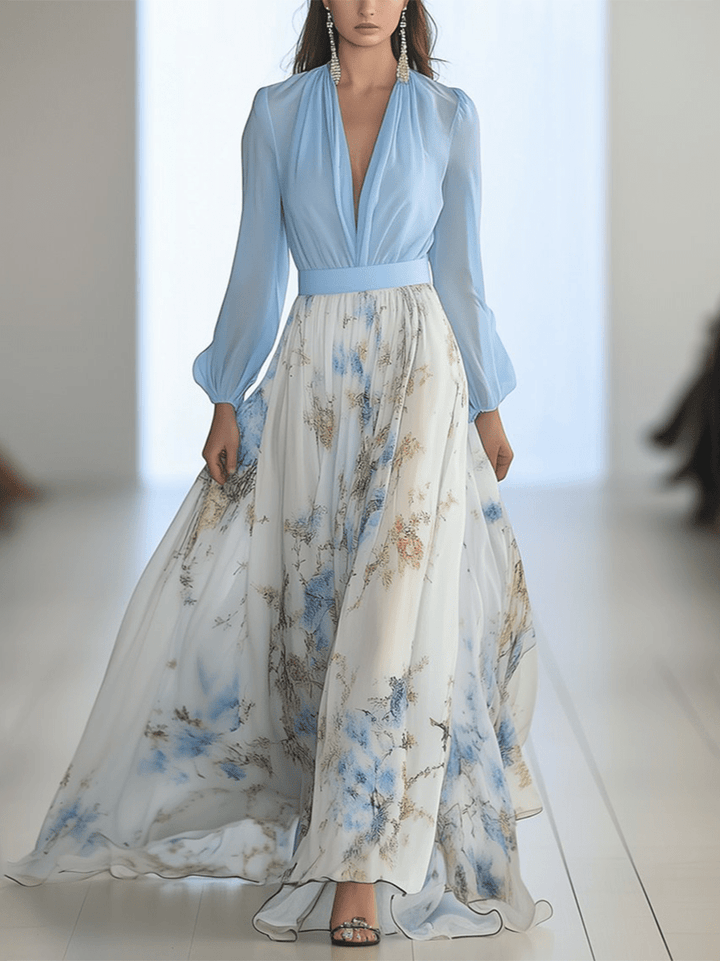 Zara | Abito Maxi Floreale Elegante