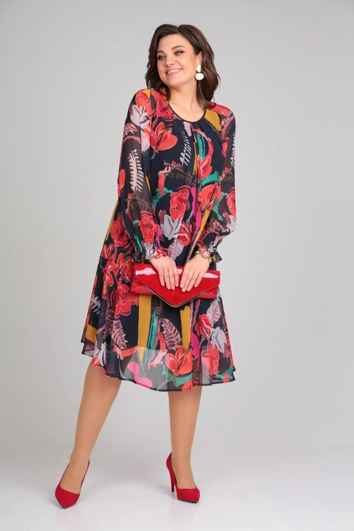 Florine – Vestito floreale elegante