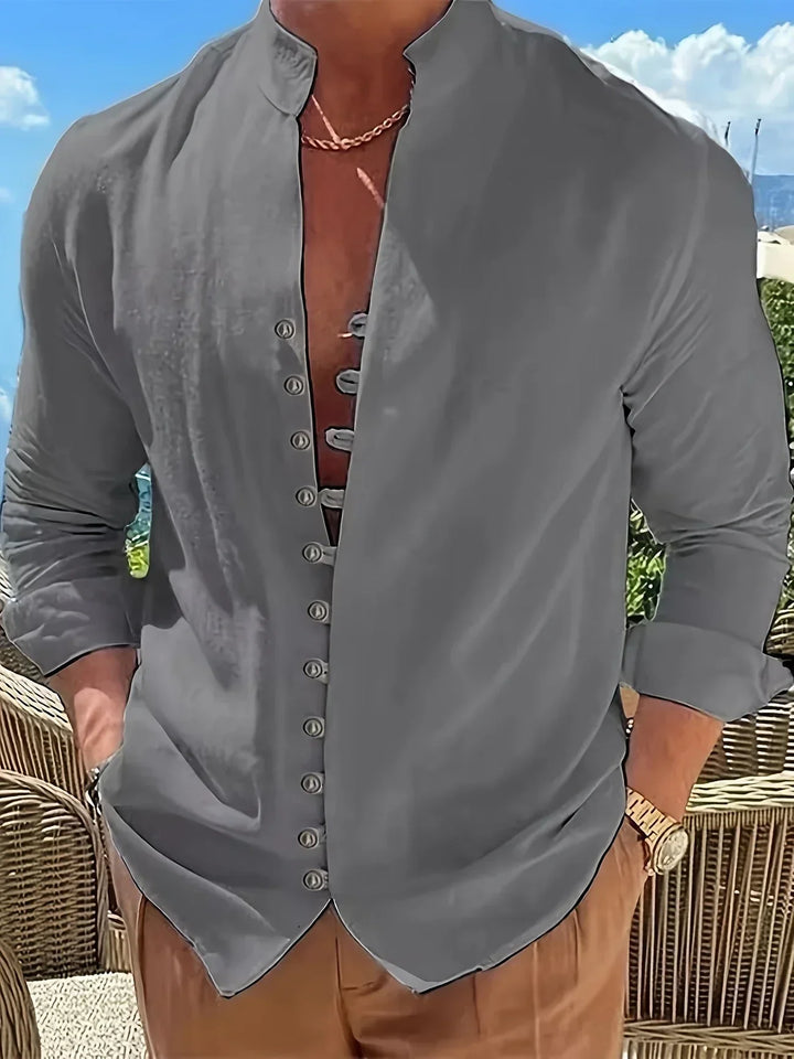 Lenoir™ | Chemise légère en coton à manches longues