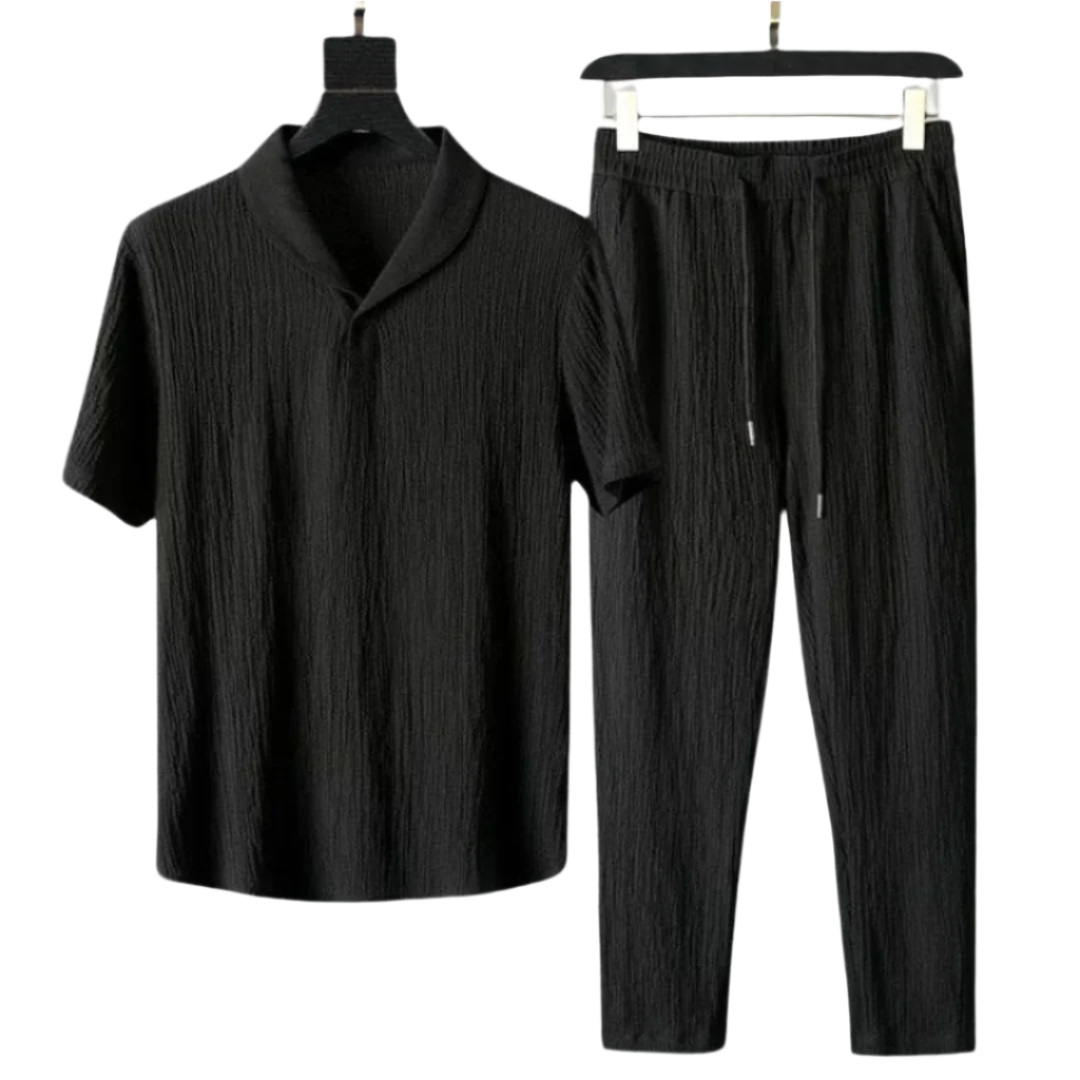 Polo e pantaloni in cotone