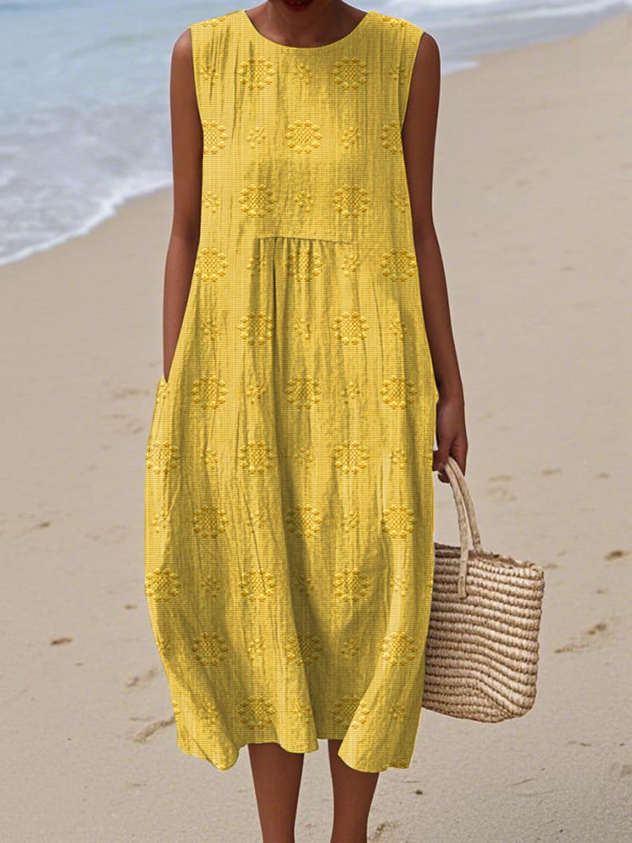 Beatrice - Vestito Elegante Senza Maniche con Tasche