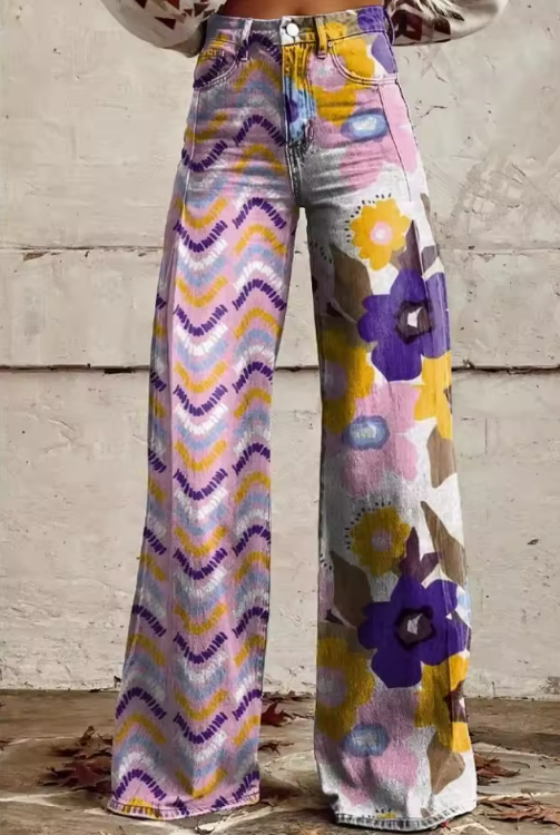 Isadora - Pantaloni Floreali per la Primavera