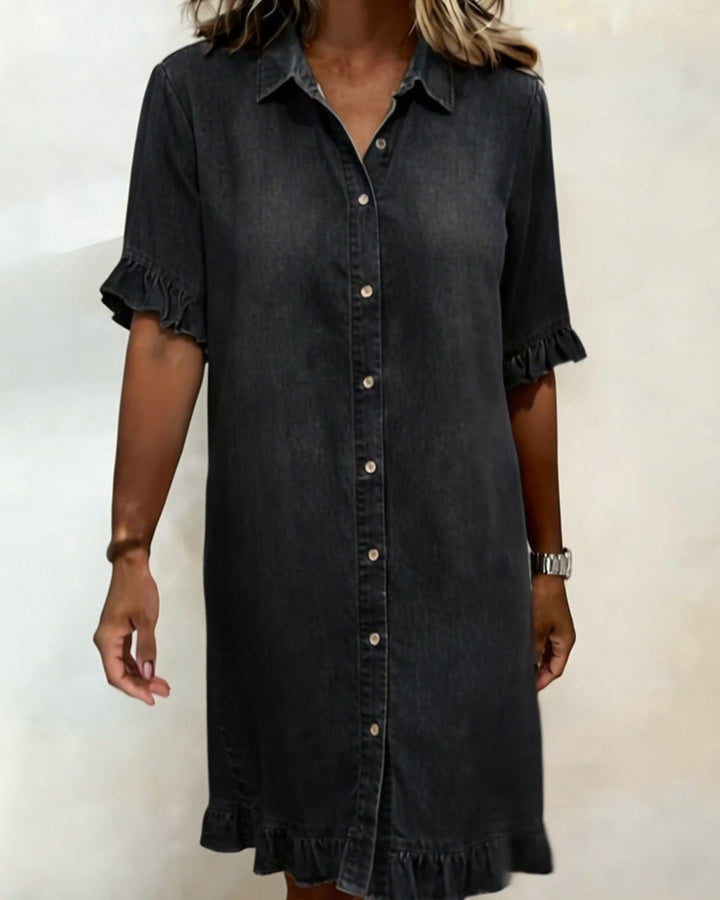Lena | Abito in denim dalla vestibilità rilassata